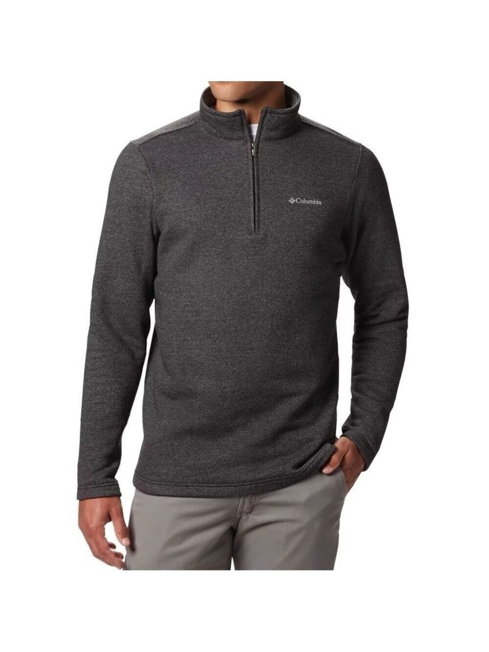 Columbia Men's Great Hart Mountain III 1/2 Zip Long Sleeve Fleece Sweater Top